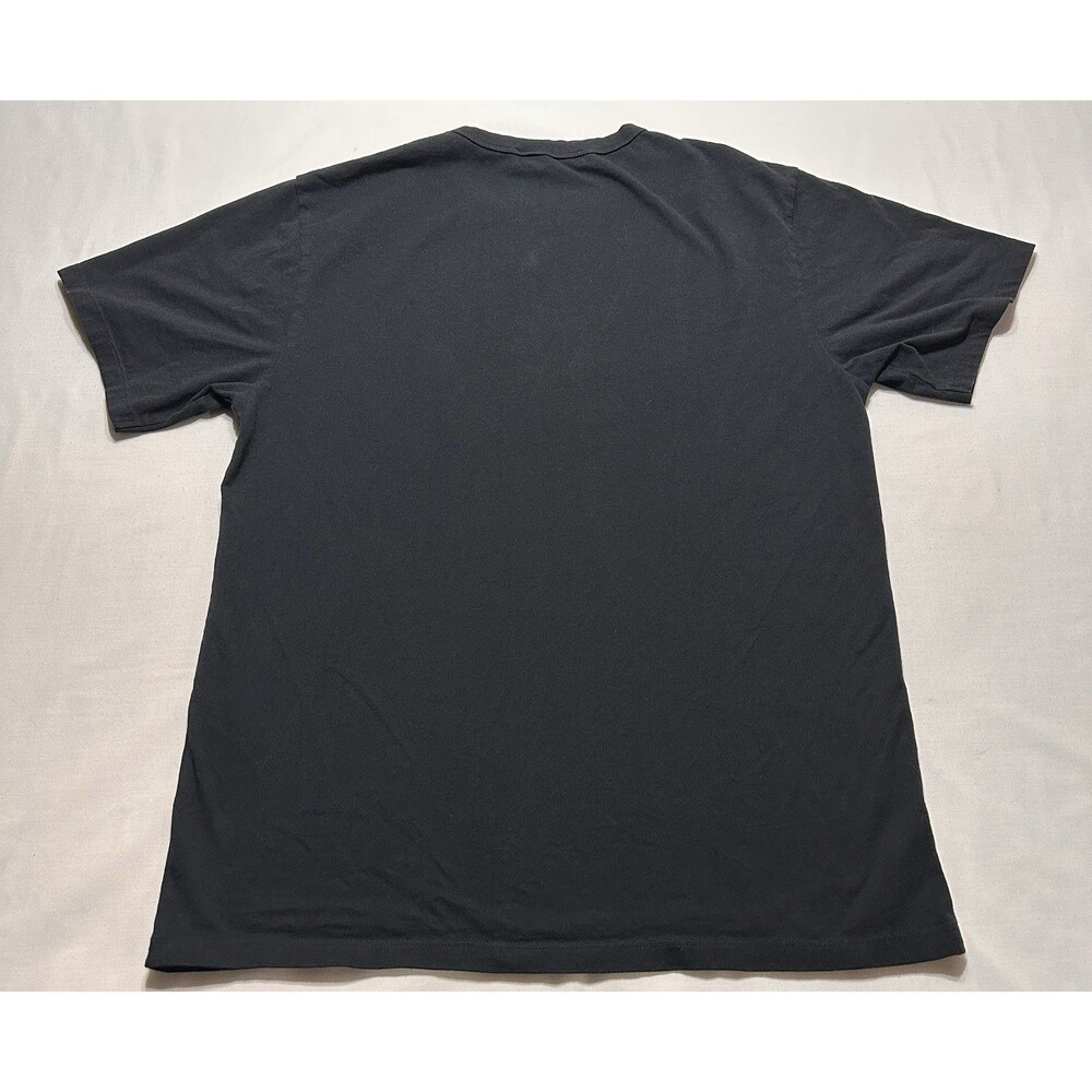 Maison Kitsune Shirt Short Sleeve Mens Small Black Paris Neon Logo - Picture 4 of 8